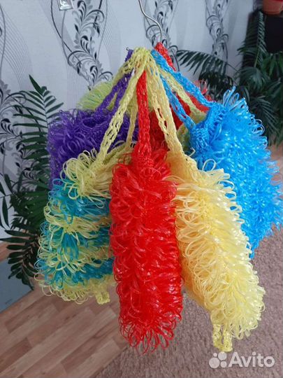 Мочалка ручной работы