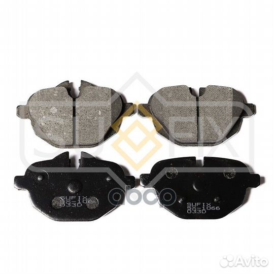 Колодки тормозные дисковые зад прав/лев SX1