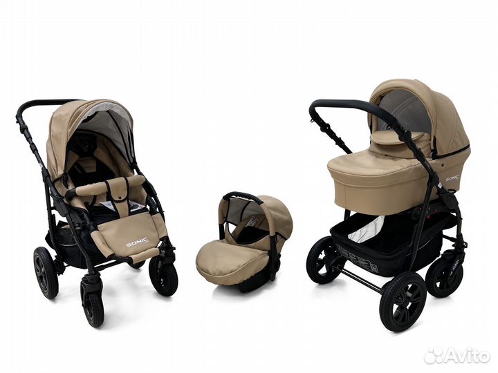 Коляска 3в1 Verdi Sonic Plus (color caramel)