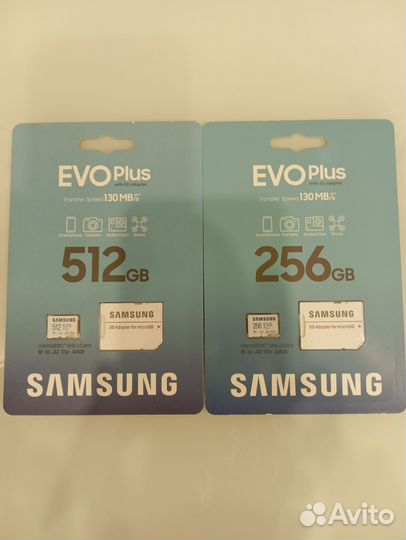 Карта памяти micro sd 256,512 samsung