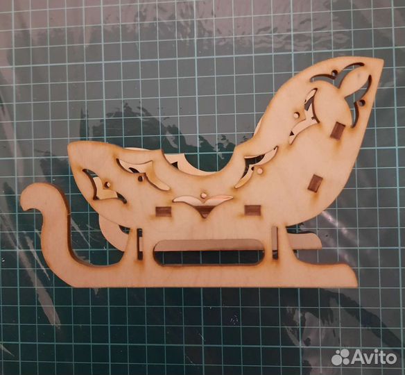 Санки деревянные