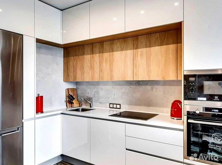 Современная кухня на заказ мдф фасады