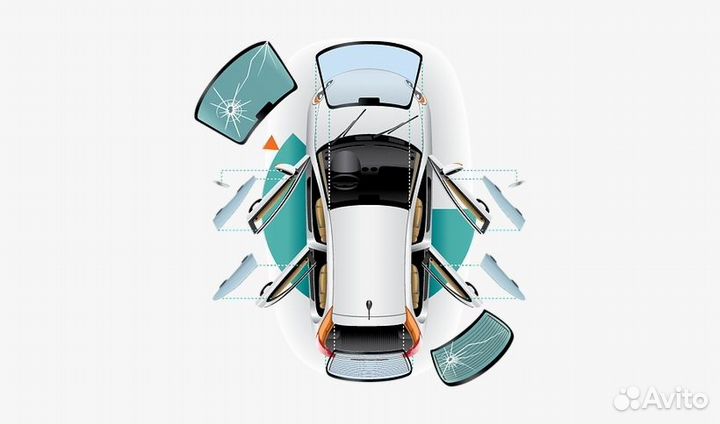 Лобовое стекло mitsubishi colt 5D 2004