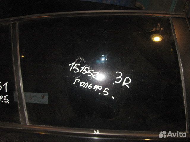 Стекло двери задней правой, Volkswagen (Фольксваге