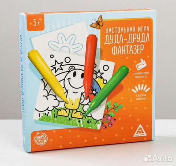 Настольная игра «Дудл-друдл. Фантазёр», 5+ (арт: 4