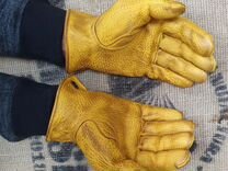 Перчатки с подвесом на ремень желтые HardSkin