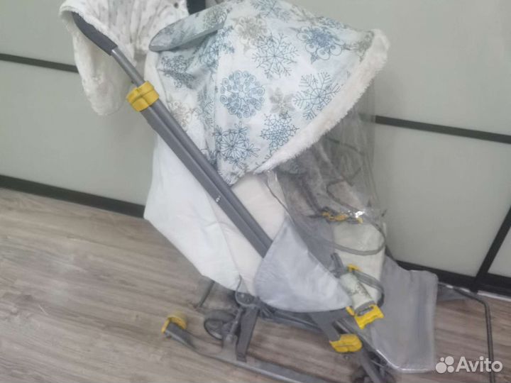 Детские санки коляска