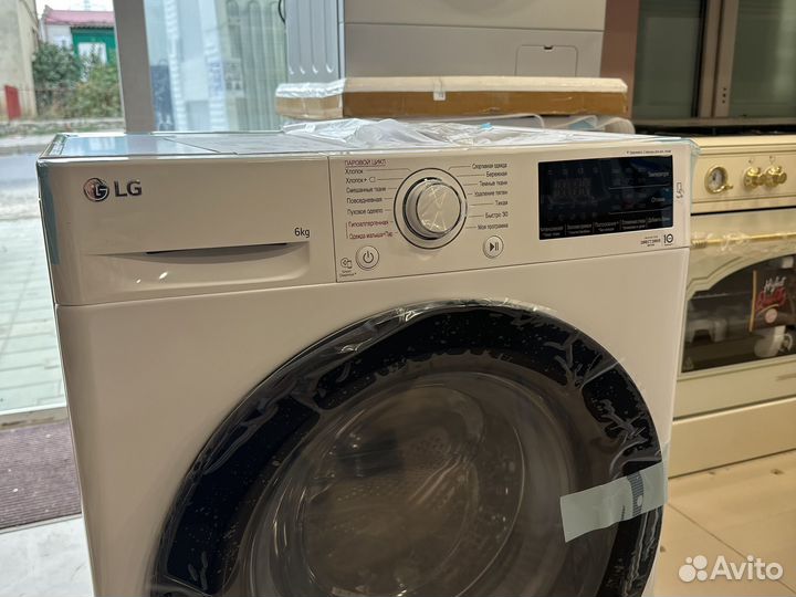 Стиральная машинка lg 6кг большим люком
