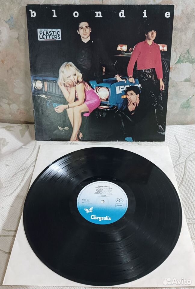 Blondie Plastic Letters 1978 Germany LP Оригинал