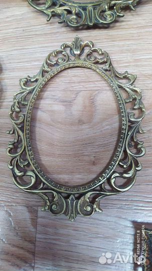Настенные Рамки для фото старинная Бронза