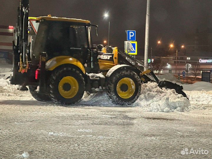 Аренда экскаватора погрузчика Услуги трактора