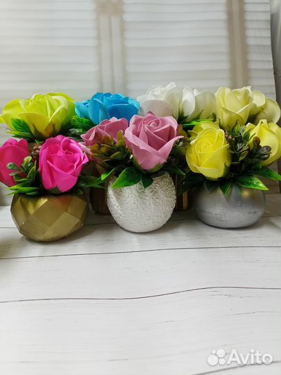 Мыльные розы букеты