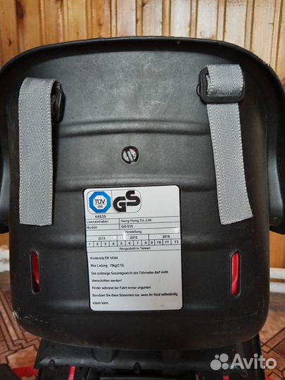 Детское велокресло переднее