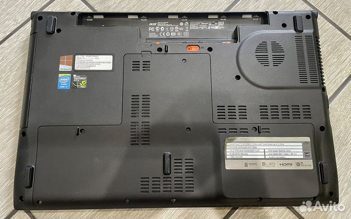 Игровой ноутбук acer v3 772g