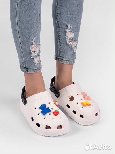 Сабо женские 3 цвета, 37-40 размер, crocs, крокс