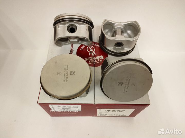 Ремонтные поршни с кольцами +0.50 Ford 1.6L shda