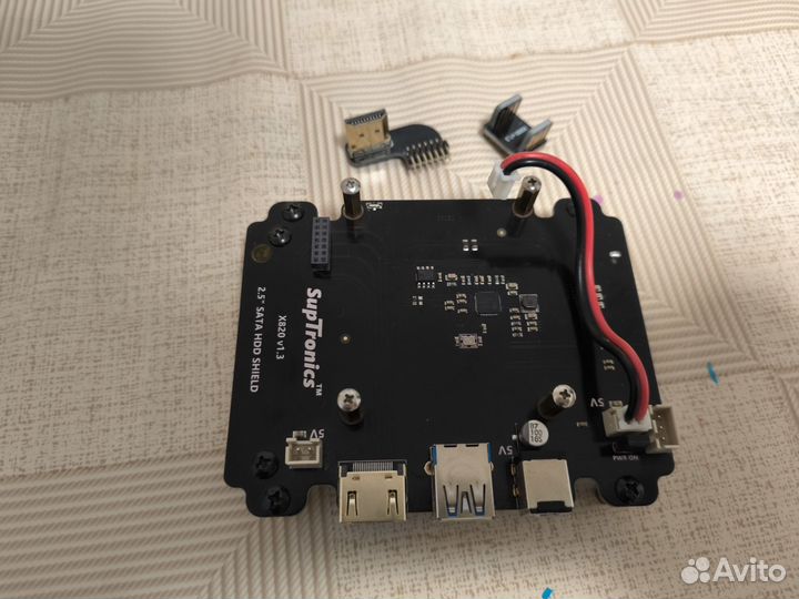 Плата расширения Raspberry pi, SATA hdd, ssd +бп