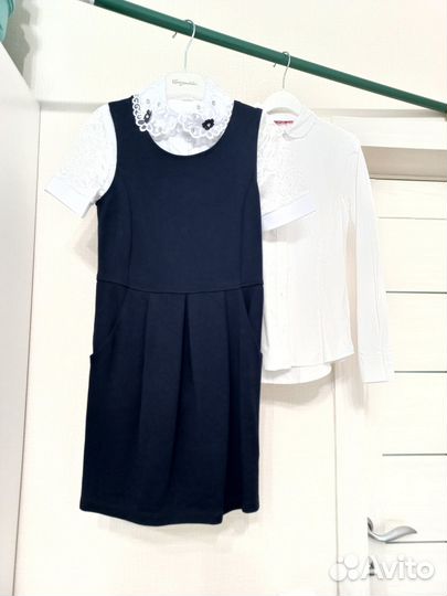 Школьная форма 134 синяя пакетом