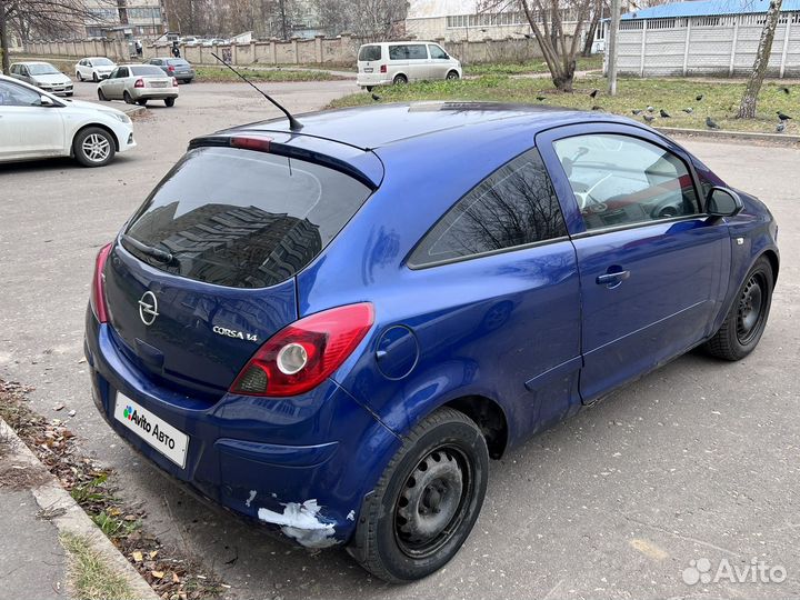 Opel Corsa 1.4 МТ, 2007, 188 000 км