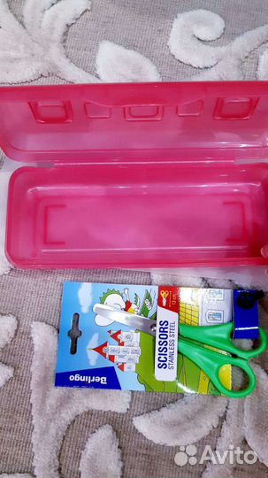 Пенал школьный+ножницы детские