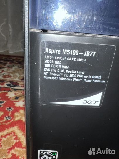 Системный блок acer aspire M 5100