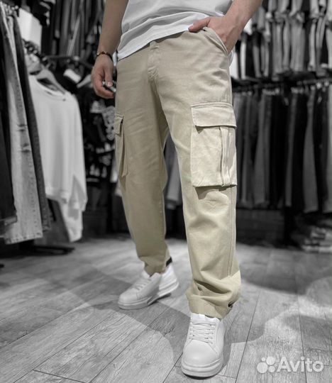 Брюки с карманами джинсовые Catch