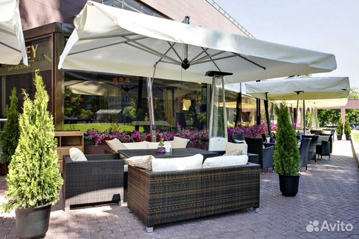 Зонт для дачи и сада усиленный