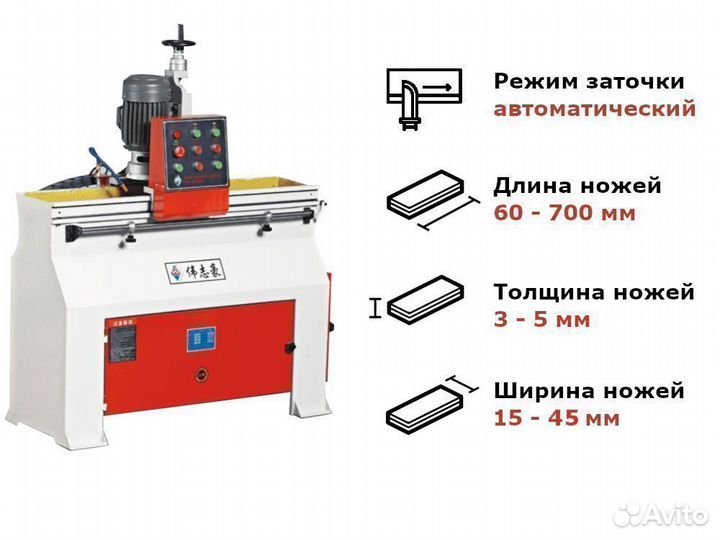 Станок для заточки строгальных ножей MF256