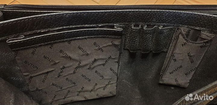 Портфель нат. кожа butun