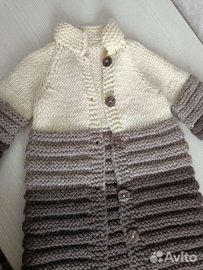 Кардиган детский вязаный