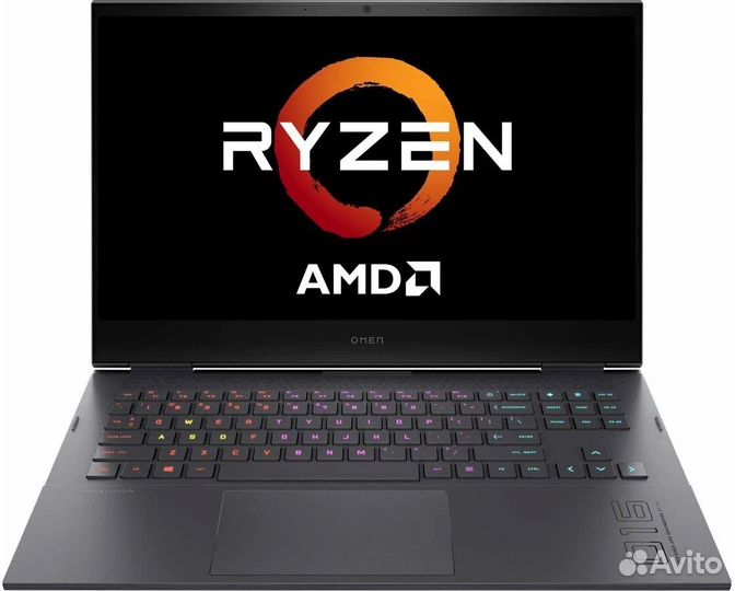 Игровой Ноутбук HP omen 5900HX,16гб,1 тб,Rx 6600M