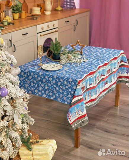 Скатерть новогодняя