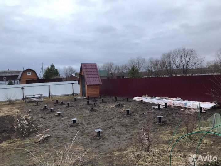 Установка винтовых свай под ключ