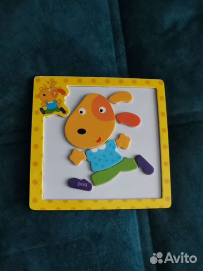 Магнитный пазл Собачка