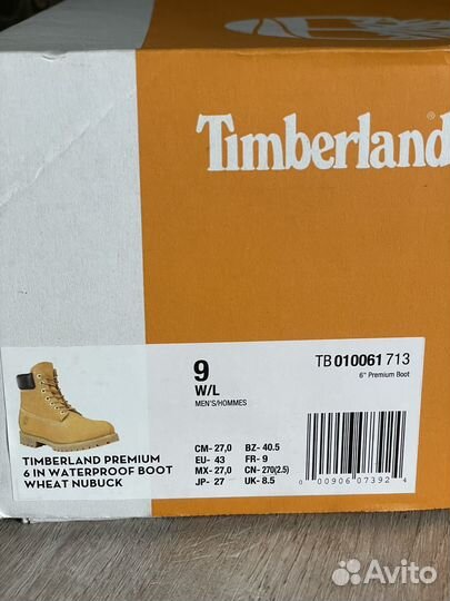 Ботинки timberland новые