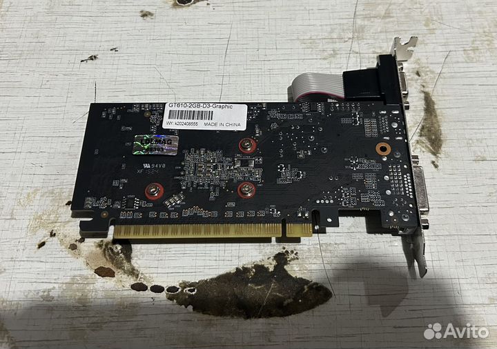 Видеокарта gt 610 2GB