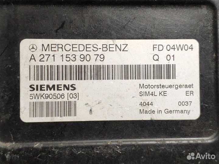 Блок управления двс эбу Mercedes W203 1.8