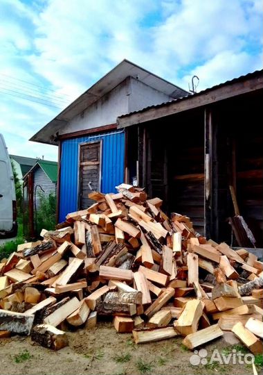 Дрова Осина подготовленные с доставкой любого объе