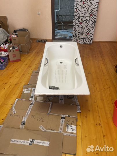 Ванная чугунная б/у