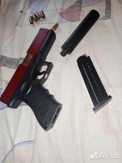 Пистолет детский glock18