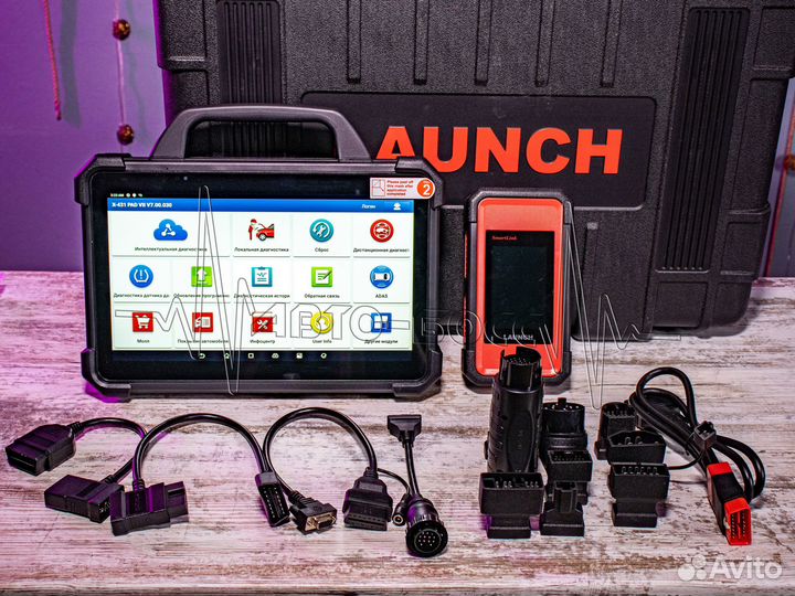 Автосканер launch X431 PAD VII Link + доп лицензии