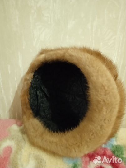 Шапка норковая женская