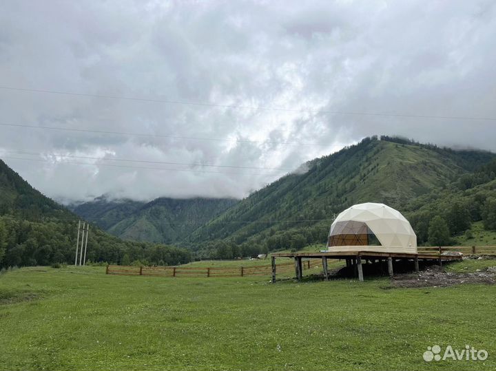 Геокупол сфера, купольный шатер диаметр 7м