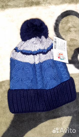Шапка новая для мальчика осень -зима 2-3года