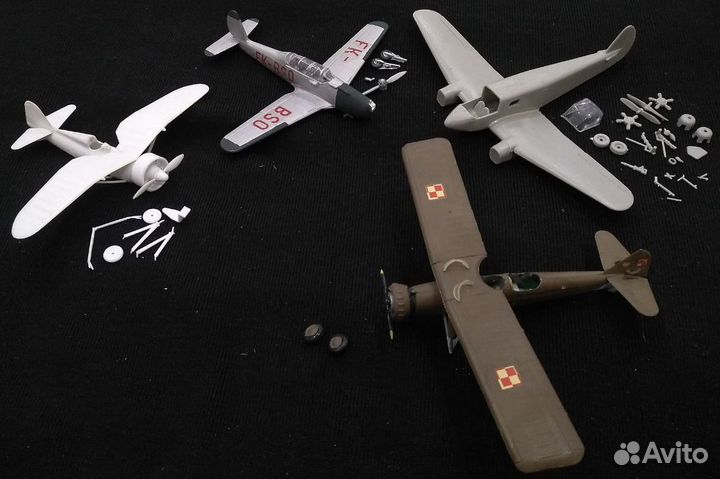 Модели Ar.96, Як-6, pzl Р.11, RWD-14 Czapla