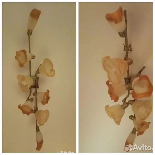 Люстра потолоч/настен., Абажуры, Подсветка