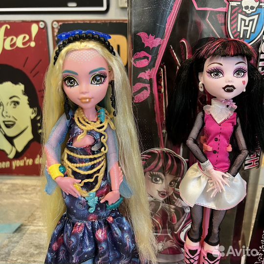 Куклы монстер хай с коробкой monster high