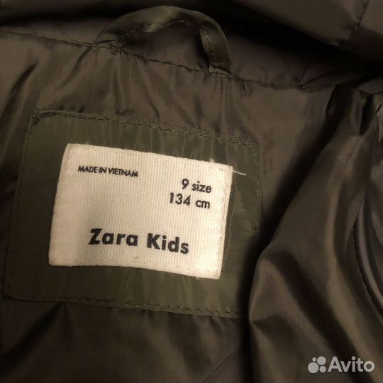 Zara kids куртка весна/осень