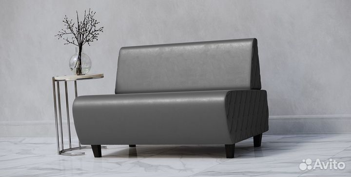 Кожзам диван офисный