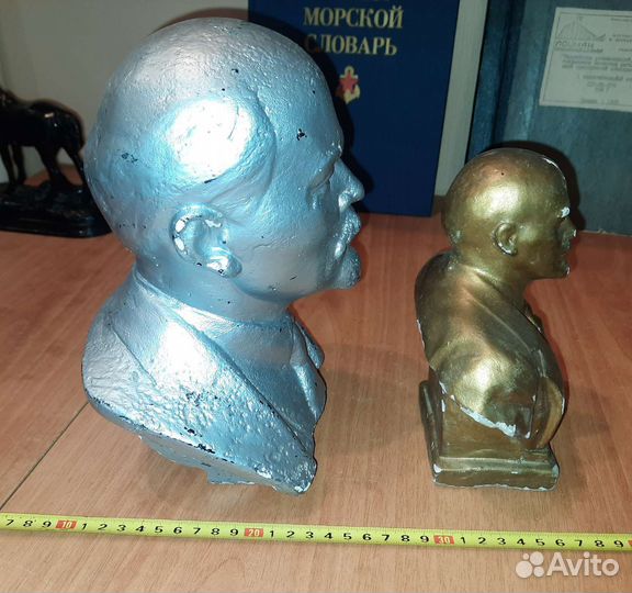 Бюсты Ленина гипсовые, в рестоврацию